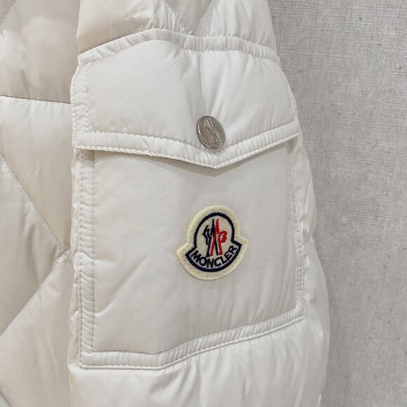 Moncler White Down Jacket - Picture 4 of 9